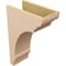 Ekena Millwork 9"W x 18"D x 27"H Classic Hughes Rough Cedar Woodgrain TimberThane Corbel, Primed Tan CORUR09X18X27HUGRCPR - alternate 6